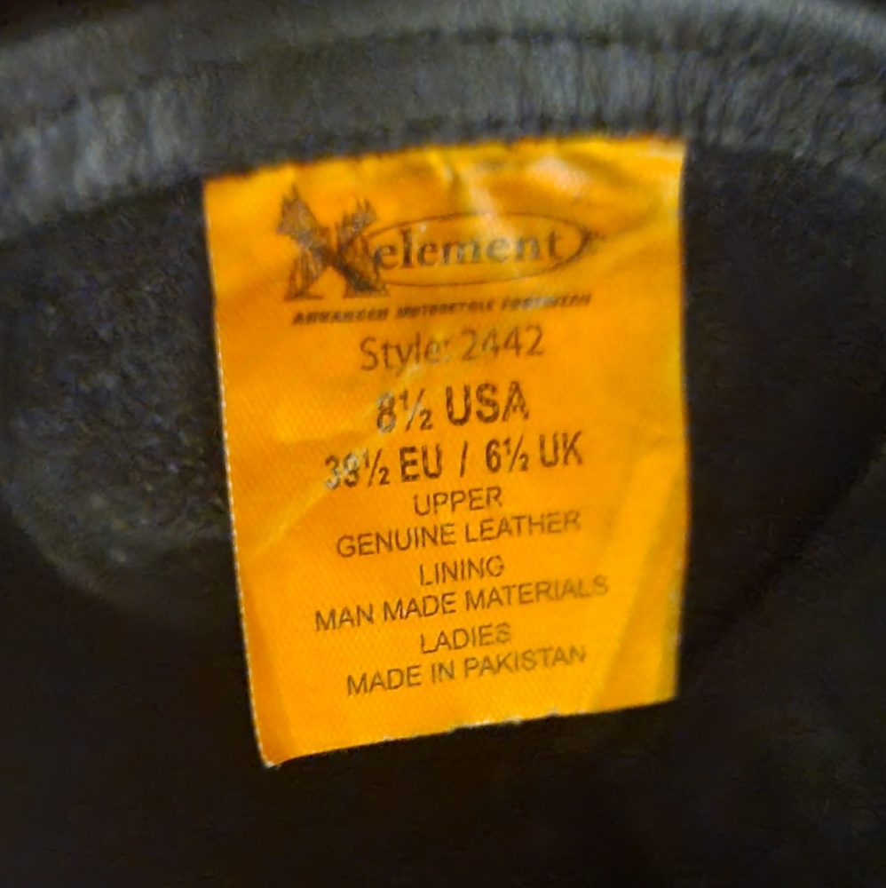 X Element Black Harness Boots       Size 8 1/2 - Picture 7 of 7